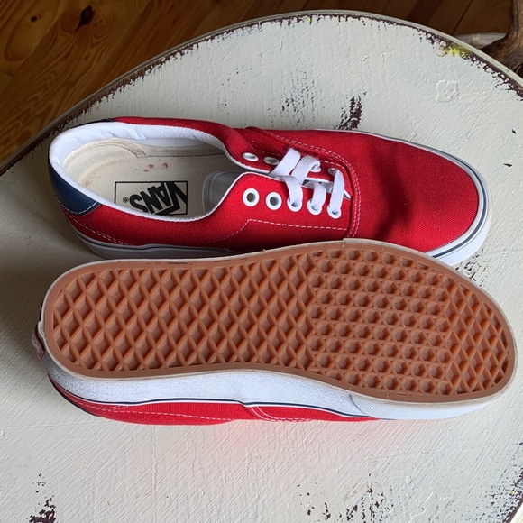 Vans Red Canvas Sneakers - Picture 5 of 10
